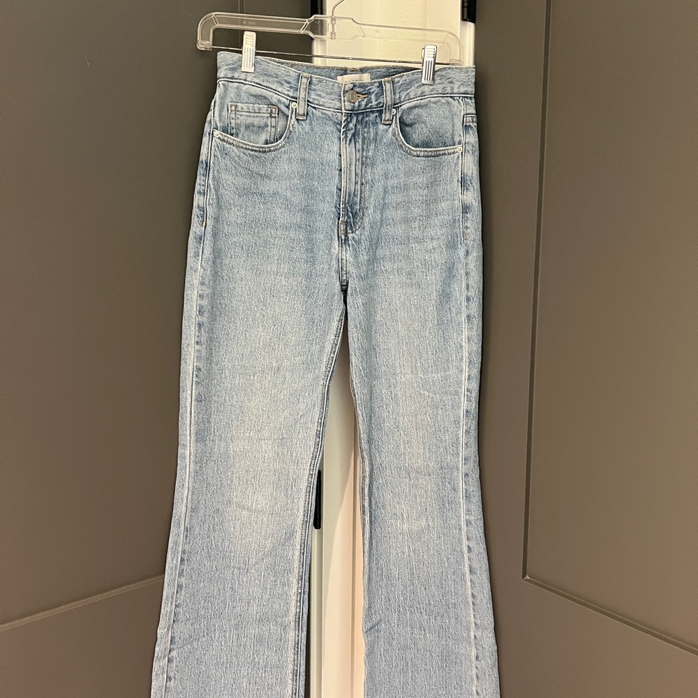 Pacific Sunwear Light Blue Stretch High Rise Bootcut Jeans Size 26